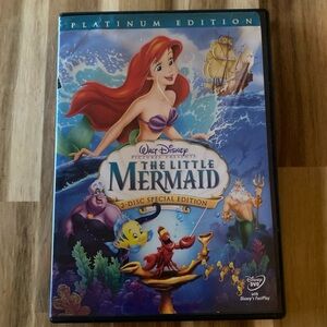 The Little Mermaid:  2 disc set DVD Ships Fast